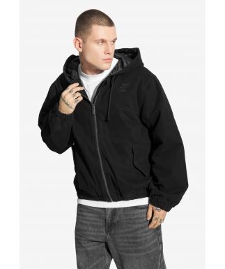 Kurtka Męska Padded Czarna Bawełniana
