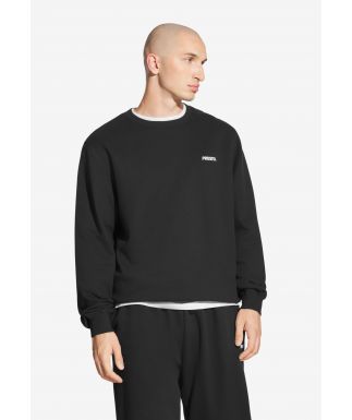 Crewneck Subtle Logo Black