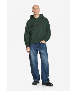 Hoodie Big Log Khaki