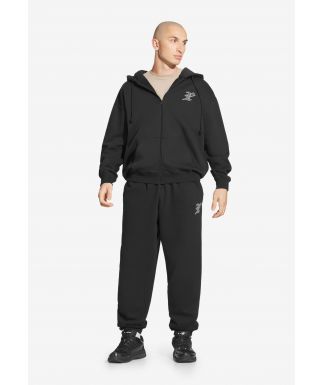 Zip Hoodie Ghotic P Black