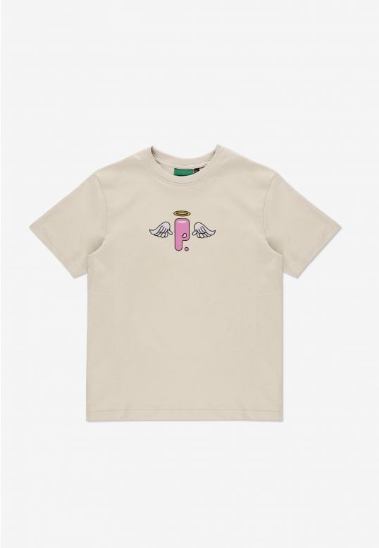 Pop t-shirt dziecięcy bezowy