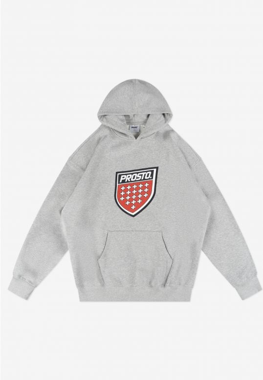 Infine bluza z kapturem szara