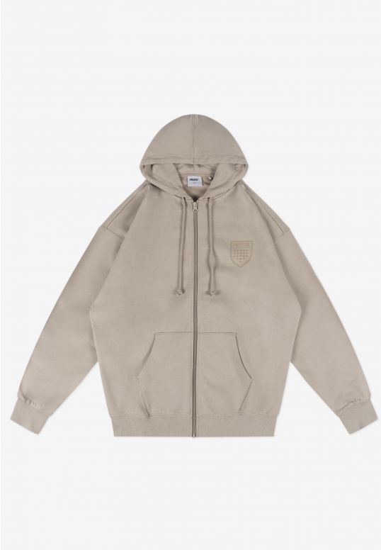 Shield bluza z kapturem beżowa