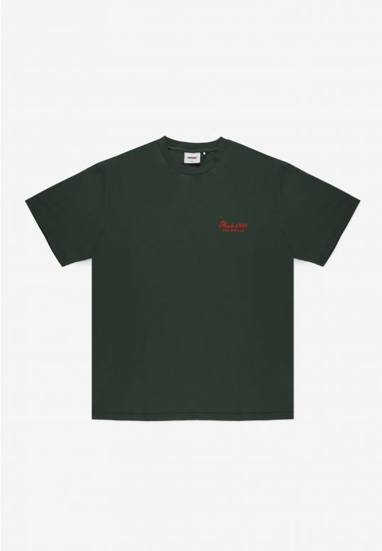 Team t-shirt bawełniany khaki