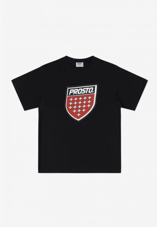 Infine t-shirt bawełniany czarny