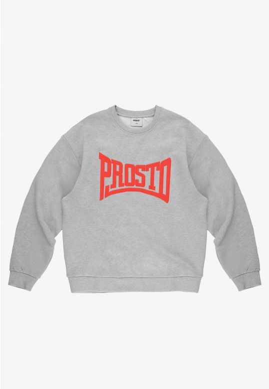 Ever bluza bez kaptura bawełniana szara