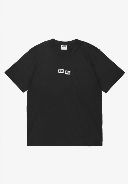 Crack Box Logo t-shirt męski bawełniany czarny
