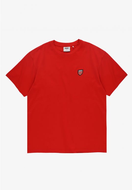 Shield Small t-shirt bawełniany czerwony