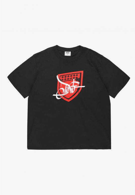 Damage Target t-shirt męski czarny