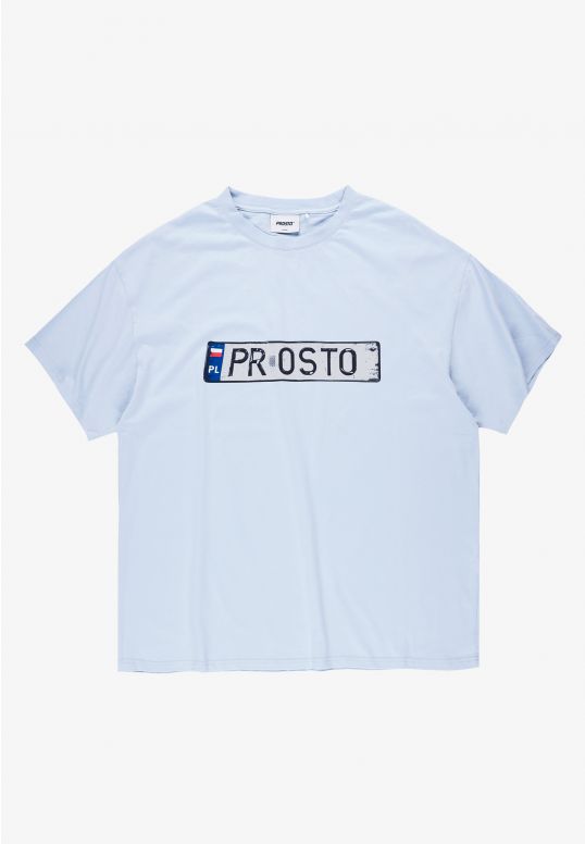 Plates t-shirt męski bawełniany biały