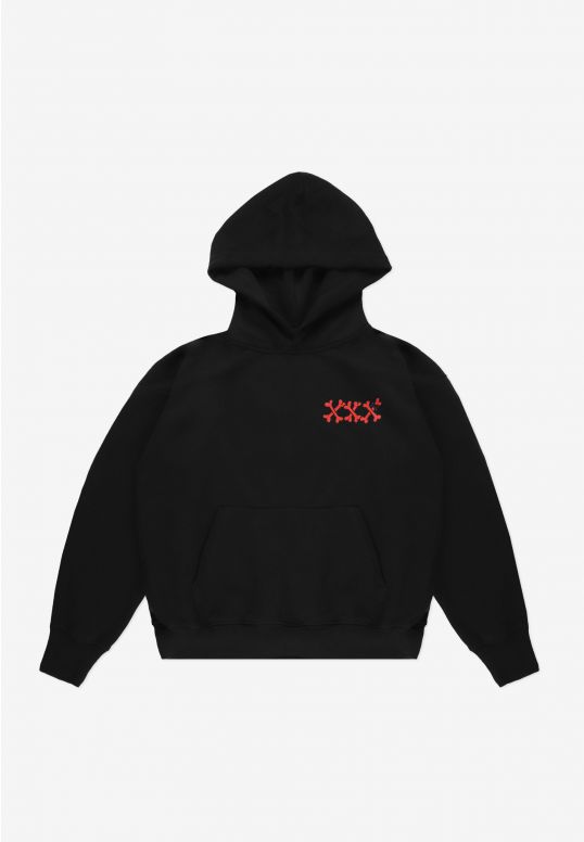 JJ Lenar bluza z kapturem czarna