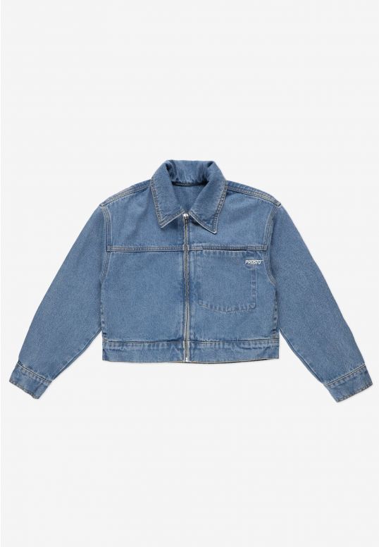 Jacket Work kurtka jeansowa damska niebieska
