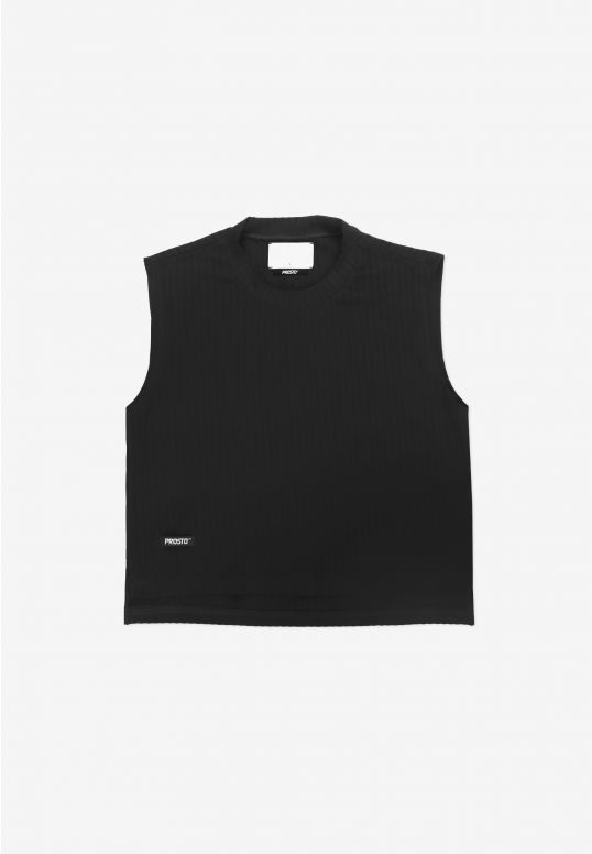 Bamboo top damski czarny