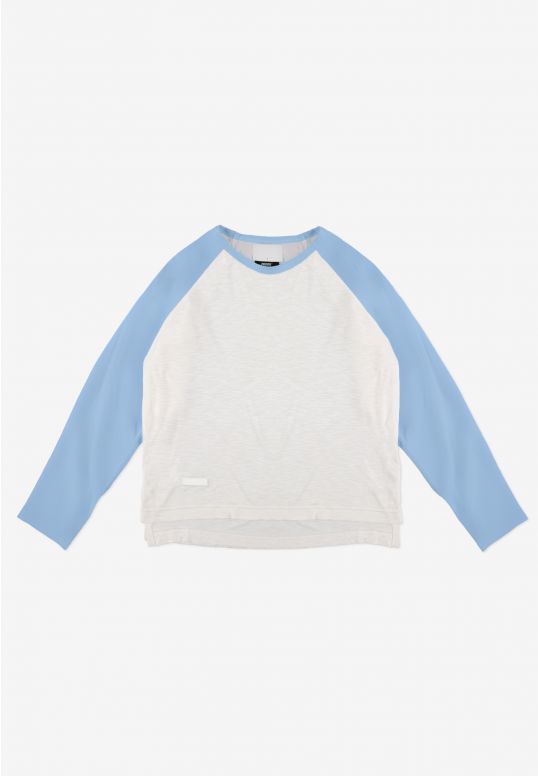 College longsleeve damski niebieski