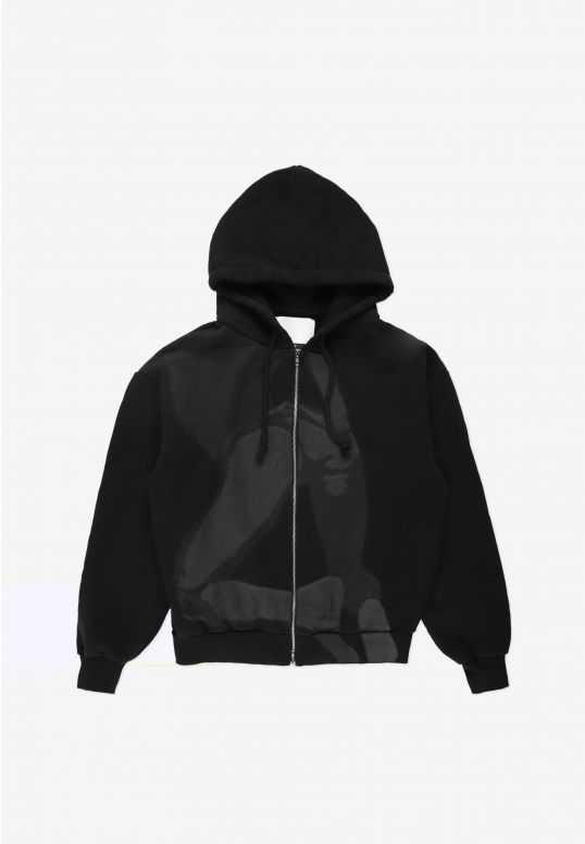  NSFW bluza z kapturem czarna