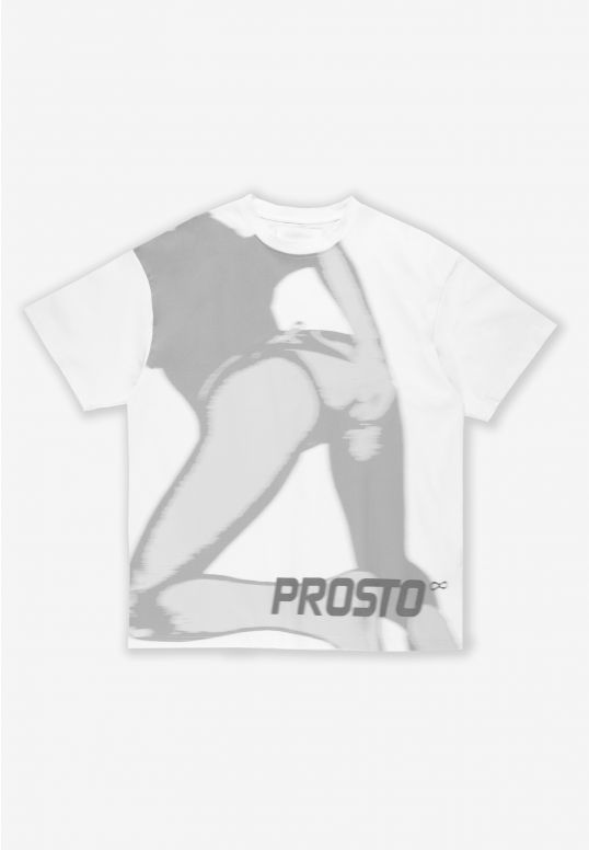 NSFW t-shirt bawełniany biały