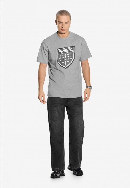 Shield jeansy baggy męskie niebieskie