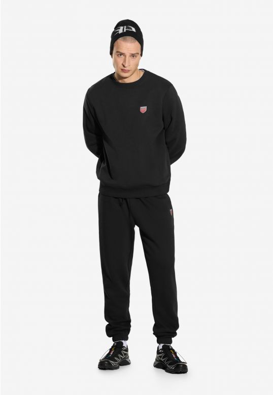Shield spodnie dresowe czarne