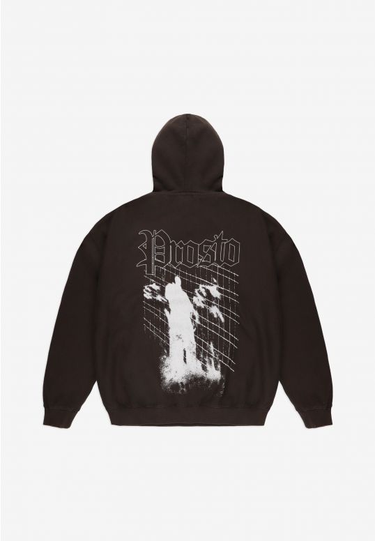 Hoodie Shadow Washed Black