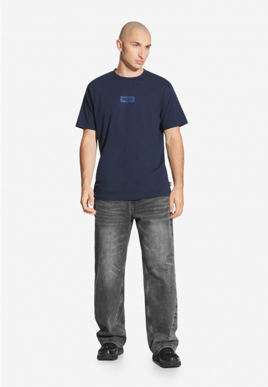 T-shirt Box Logo Navy