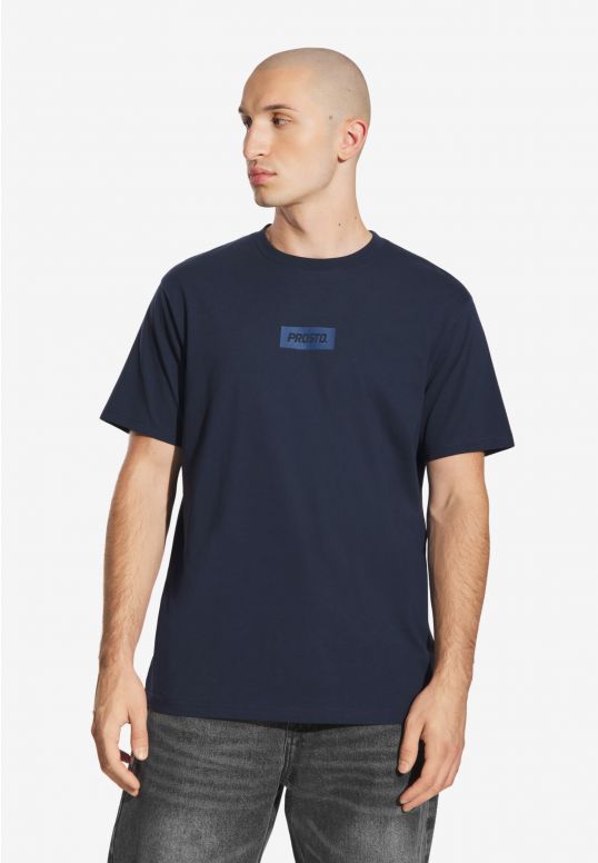 T-shirt Box Logo Navy