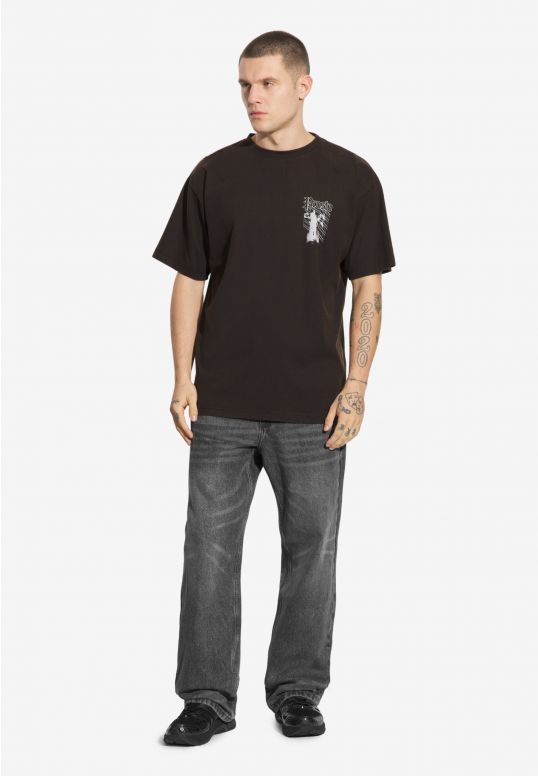 Shadow t-shirt męski bawełniany czarny