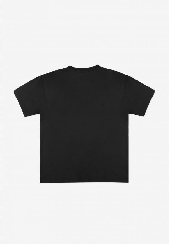 T-shirt Big Log Washed Black