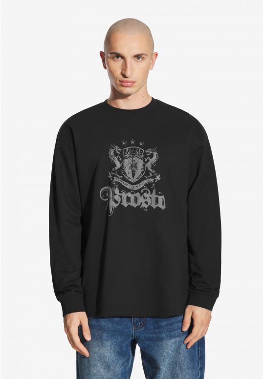 Longsleeve Crest Black