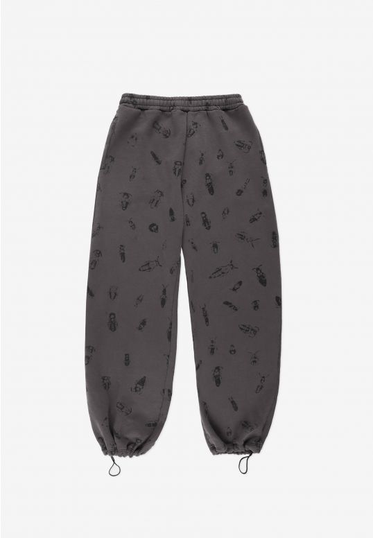 Insects spodnie dresowe grafitowe