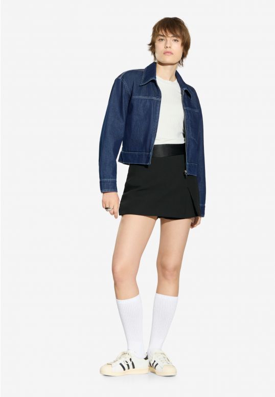 Jacket Work kurtka jeansowa damska granatowa