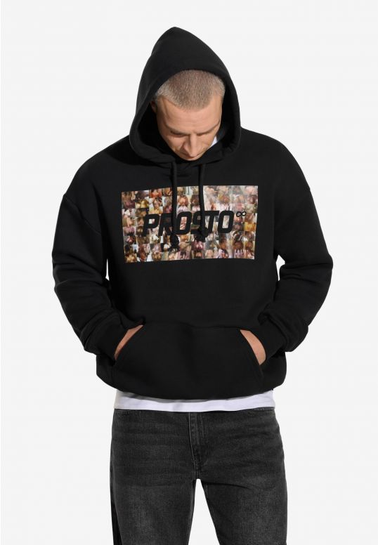 Cams bluza z kapturem czarna