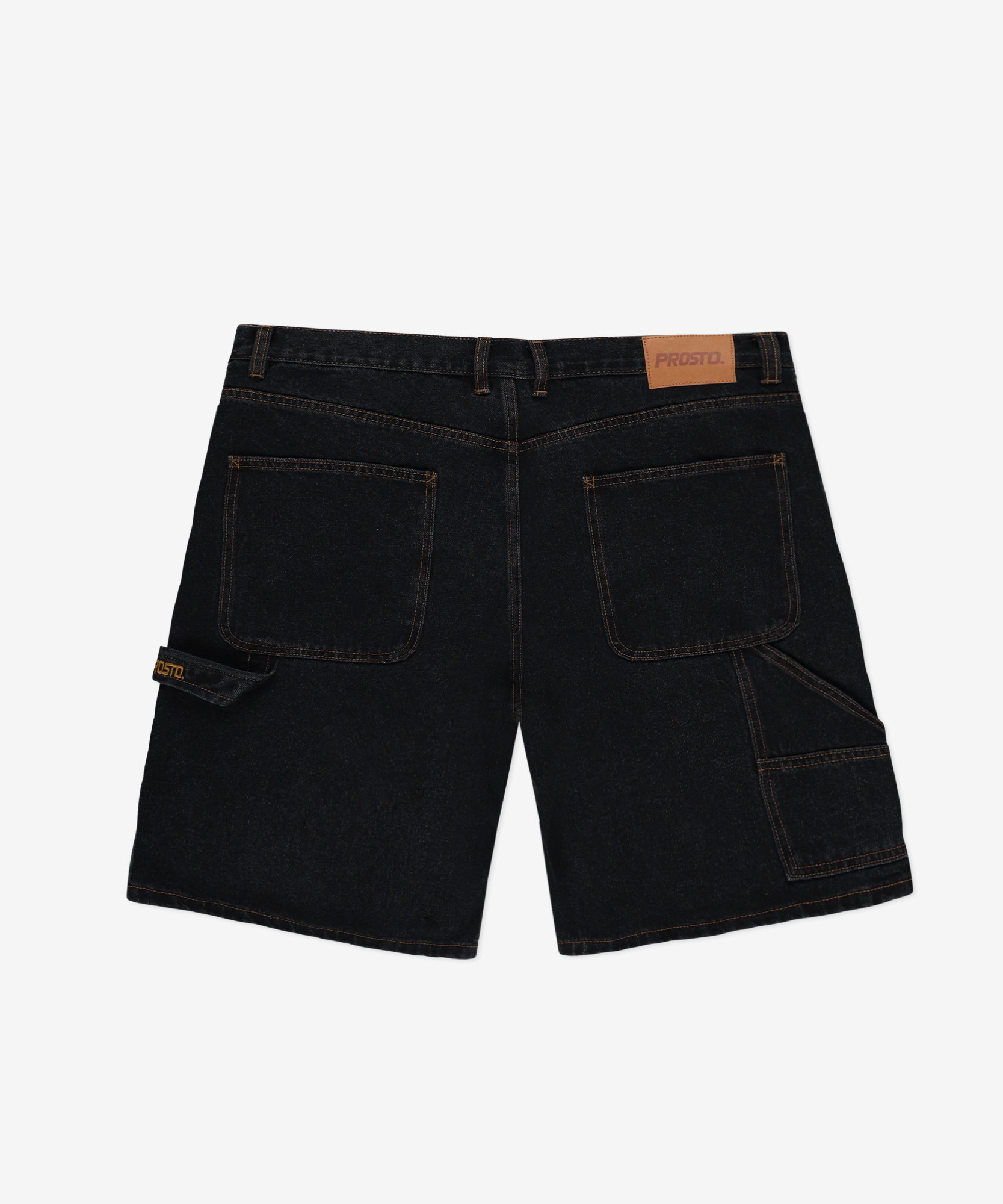 パンツ Used Black Denim Baggy Shorts Jorts Jeans Shorts Baggy Zaxx Black